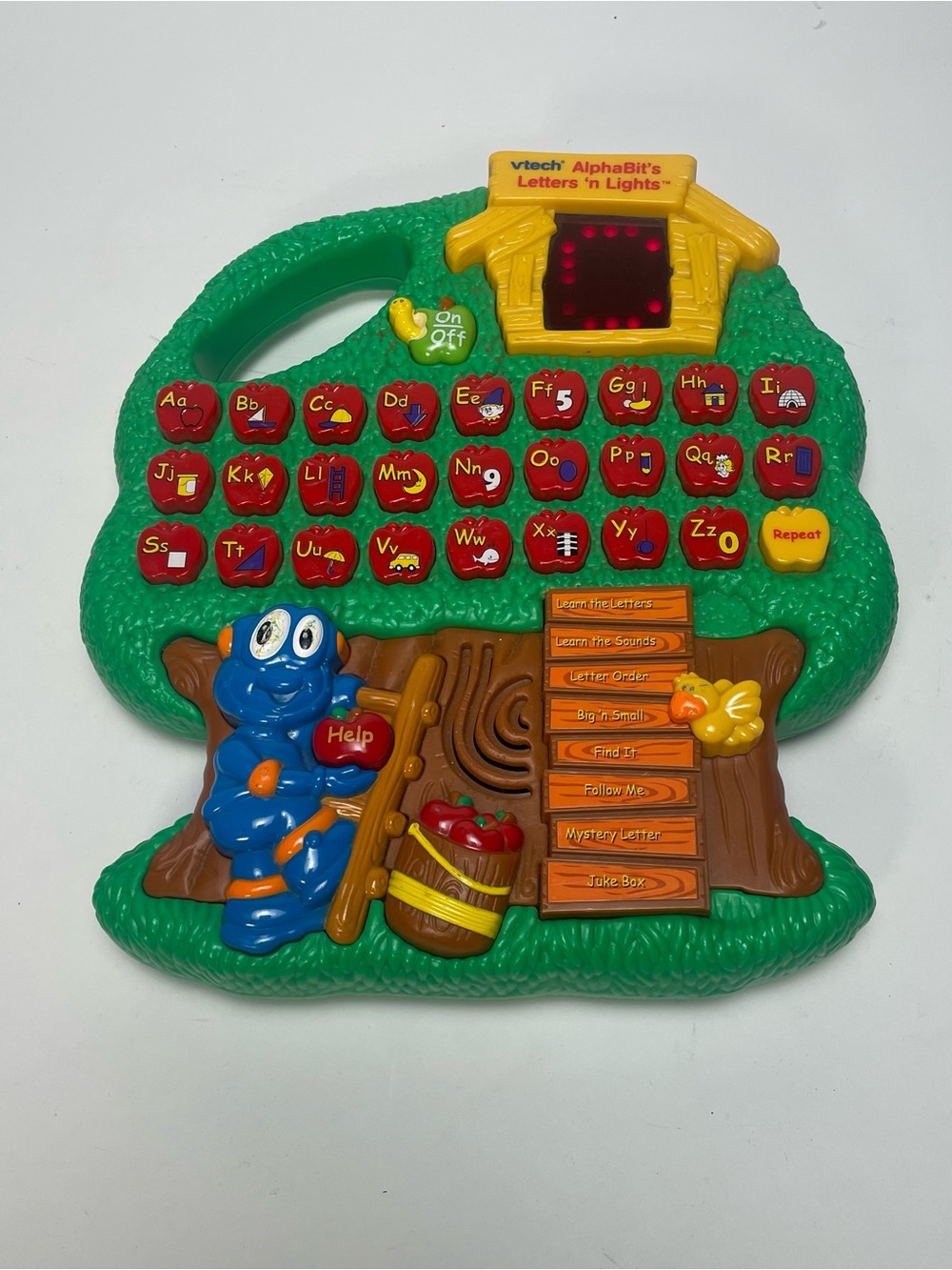 Vintage Vtech Electronic AlphaBit's Letters 'N Lights Tree Home Tested Works!